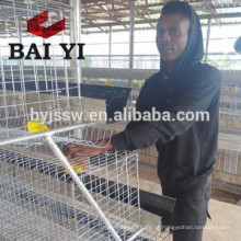 4 Tier Chicken Layer Battery Cage for Tanzania Poultry Farm